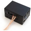 Case for HiFiBerry and Raspberry Pi 5 - steel - black Case for HiFiBerry and Raspberry Pi 5 - steel - black