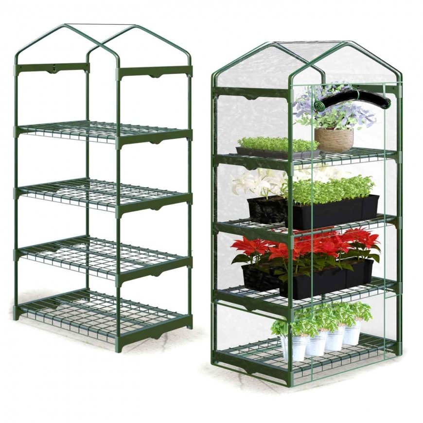Greenhouse bookcase 70 x 50 x 160 cm Thin