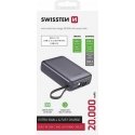 Swissten Power Bank 20000 mAh with Built-In Cables USB-C and Lightning Swissten Power Bank 20000 mAh with Built-In Cables USB-C and Lightning