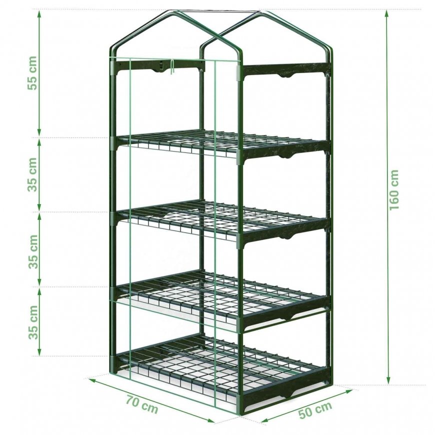 Greenhouse bookcase 70 x 50 x 160 cm Thin – 5