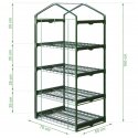Greenhouse bookcase 70 x 50 x 160 cm Thin