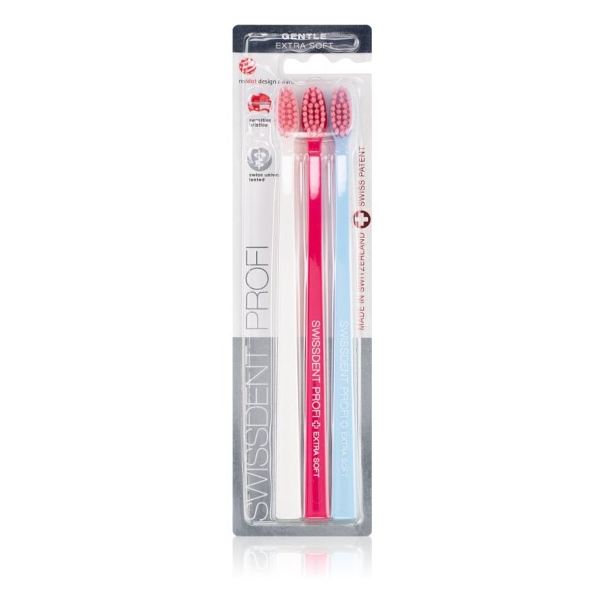 Toothbrush Swissdent Gentle Extra Soft toothbrushes 3 pcs – 2