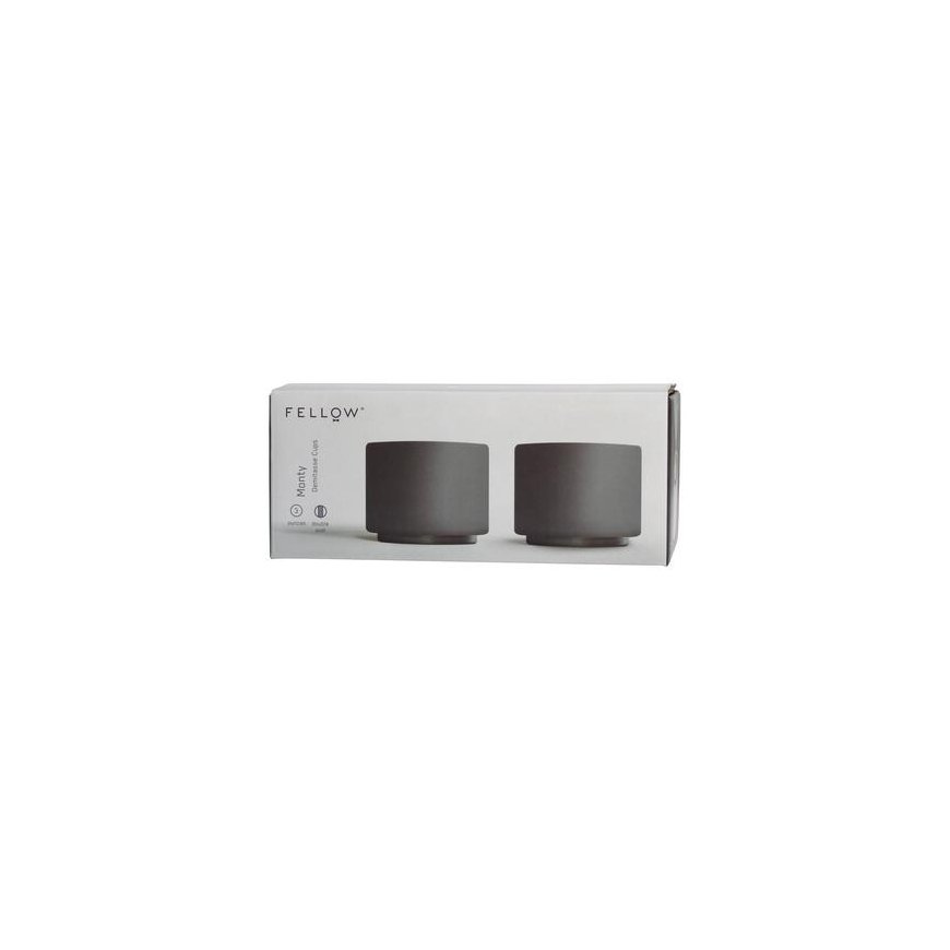 Fellow Monty Espresso Cup - musta - 90 ml (3 unssia) - 2 kpl sarja – 5