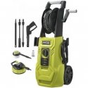 Ryobi Korkeapainepesuri 2000 W 150 bar 450 l - Joustava 8m, kela, 0,9 l säiliö, pistoolit (kupari-turbo), pyörivä harja Ryobi Korkeapainepesuri 2000 W 150 bar 450 l - Joustava 8m, kela, 0,9 l säiliö, pistoolit (kupari-turbo), pyörivä harja