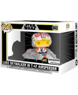 PROMO FUNKO POP FIGURE Star Wars Luke Skywalker T-47 Airspeeder 74404