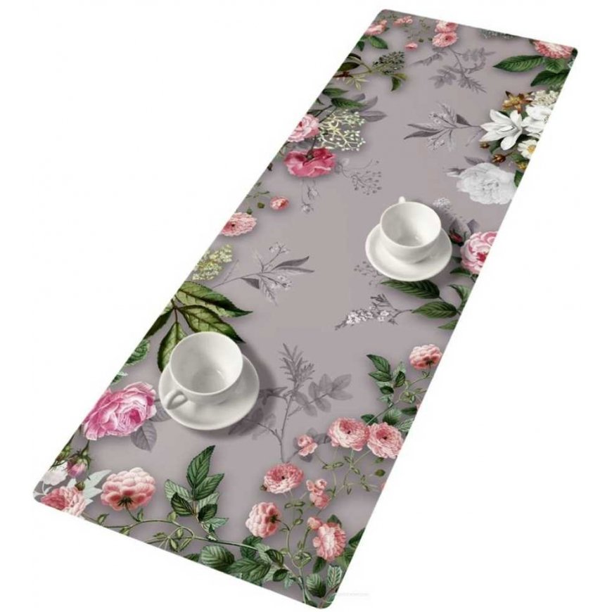 Bertoni Table runner MELANIE Grey 115x40 cm