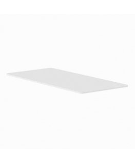 Mouse Table top, white, 160x75x1.8 cm, laminated chipboard, Powerton