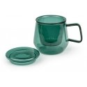 Lasimuki infussorilla Livorno 350ml - vihreä / Bredemeijer
