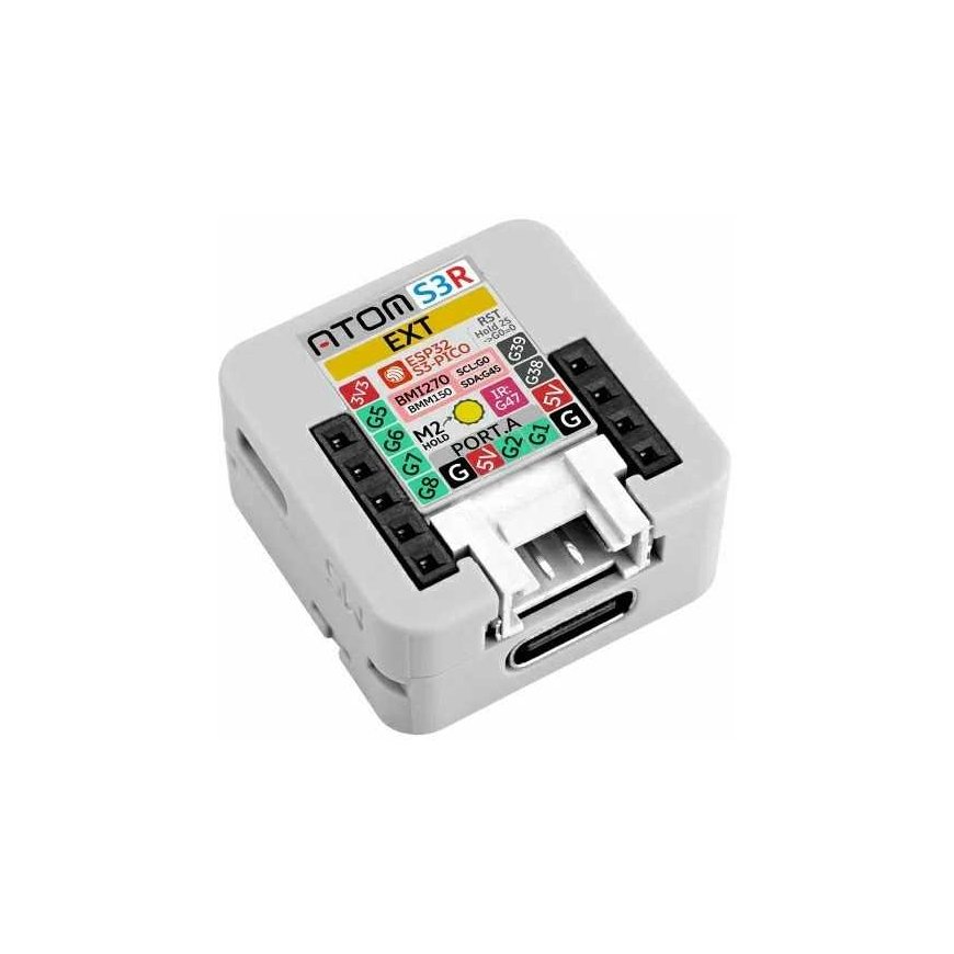 AtomS3R Ext Proto Kit – kehitysmoduuli koelevyllä – M5Stack C126-Ext – 2