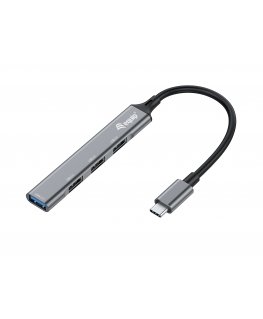 Equip 4-Port USB 3.0/2.0 Hub, USB-C