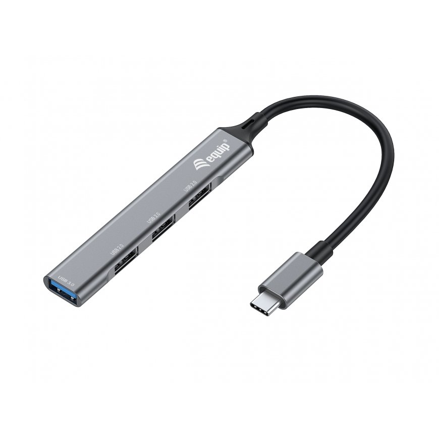 Equip 4-Port USB 3.0/2.0 Hub, USB-C