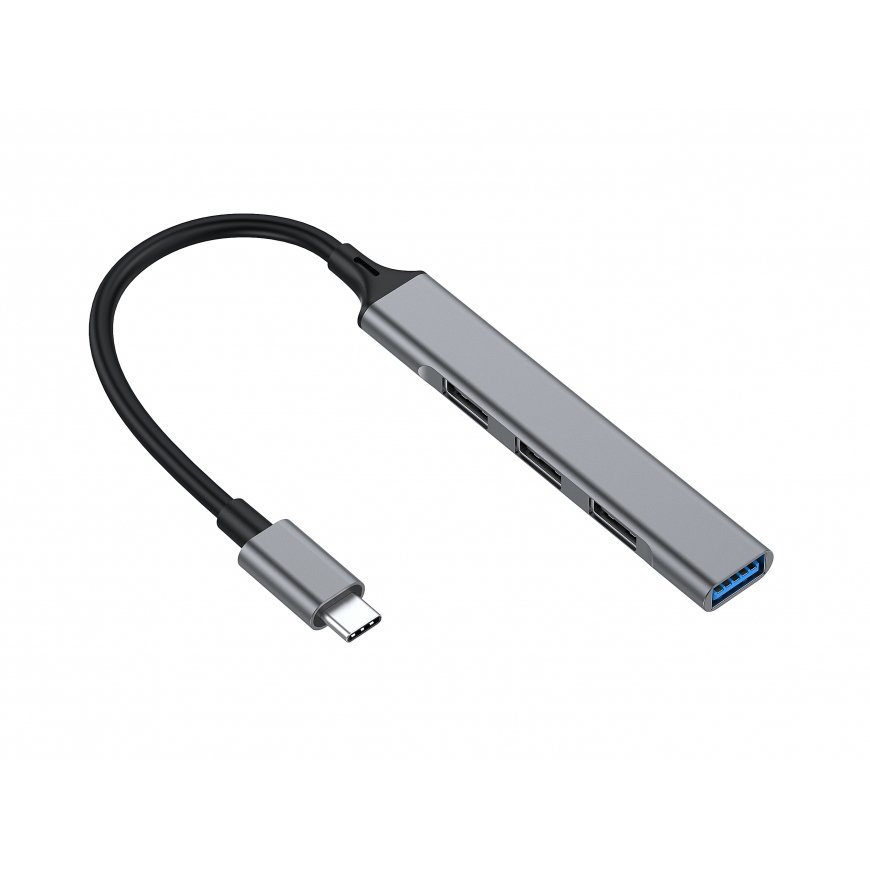 Equip 128961 хаб-разветвитель USB 3.2 Gen 1 (3.1 Gen 1) Type-C 5000 Мбит/с Черный, Серый – 2