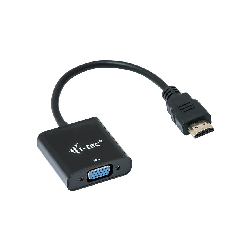 i-tec HDMI2VGAADA videokaabliadapter 0,15 m HDMI VGA Must – 2