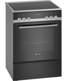 Siemens iQ500 HK9S5A240 plīts & cepeškrāsns Brīvi stāvoša plīts Elektrisks Keramika Melns