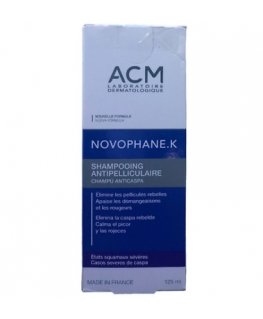 Laboratoire ACM, Novophane K, hiusshampoo, hilseen esto, 125 ml