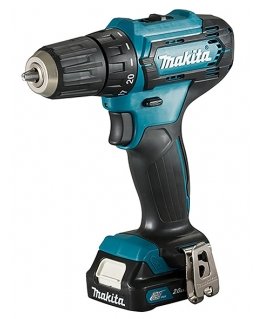 Makita DF333DSAE grąžtas 1700 RPM Beraktė 1,2 kg Juoda, Mėlyna