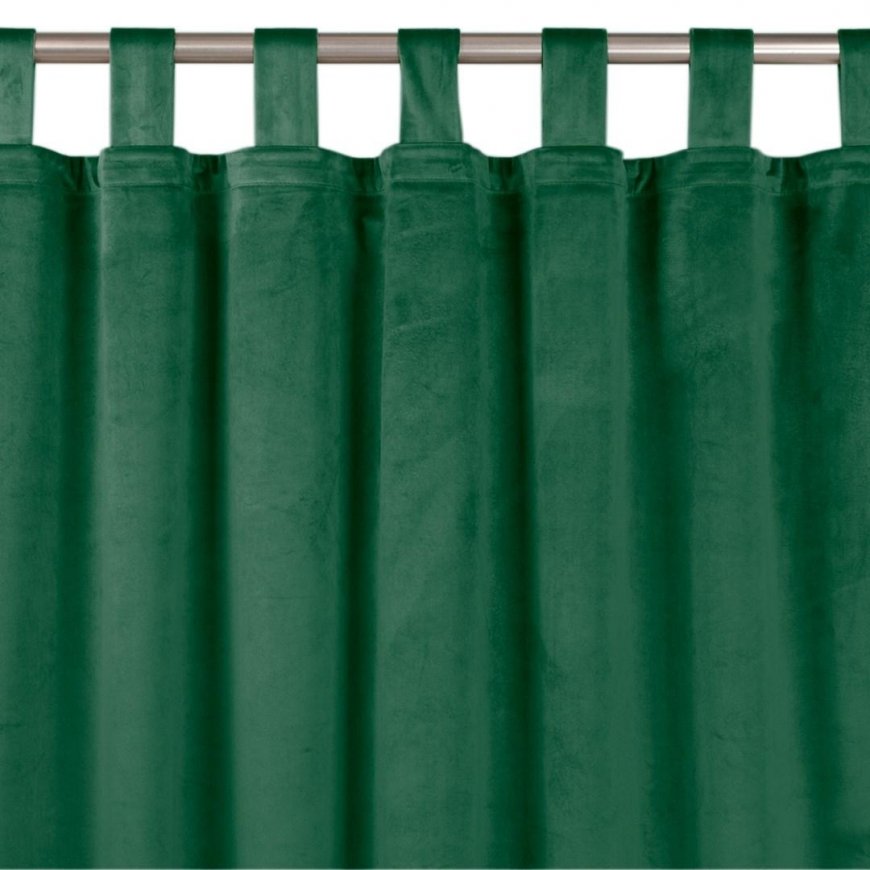 Homede Curtains VELVET TAB BGREEN 530x300