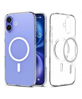 Spigen Liquid Crystal MagFit mobiliojo telefono dėklas 15,5 cm (6.1") Permatomas
