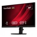 Viewsonic VG Series VG2409U-2 monitori 60,5 cm (23.8") 1920 x 1080 pikseļi Full HD LED Melns Viewsonic VG Series VG2409U-2 monitori 60,5 cm (23.8") 1920 x 1080 pikseļi Full HD LED Melns