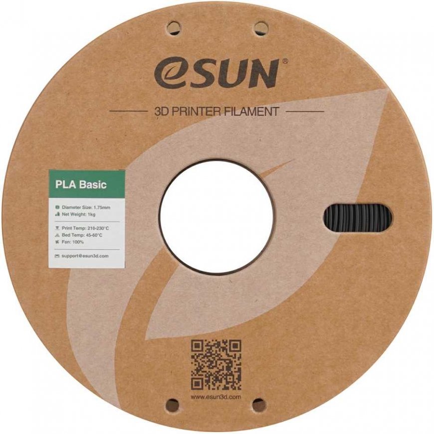 eSUN PLA-Basic 1.75mm 1kg - Black – 4