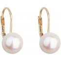 Evolution Group gold pendant earrings with real pearls Pavon 921009.1 Evolution Group gold pendant earrings with real pearls Pavon 921009.1