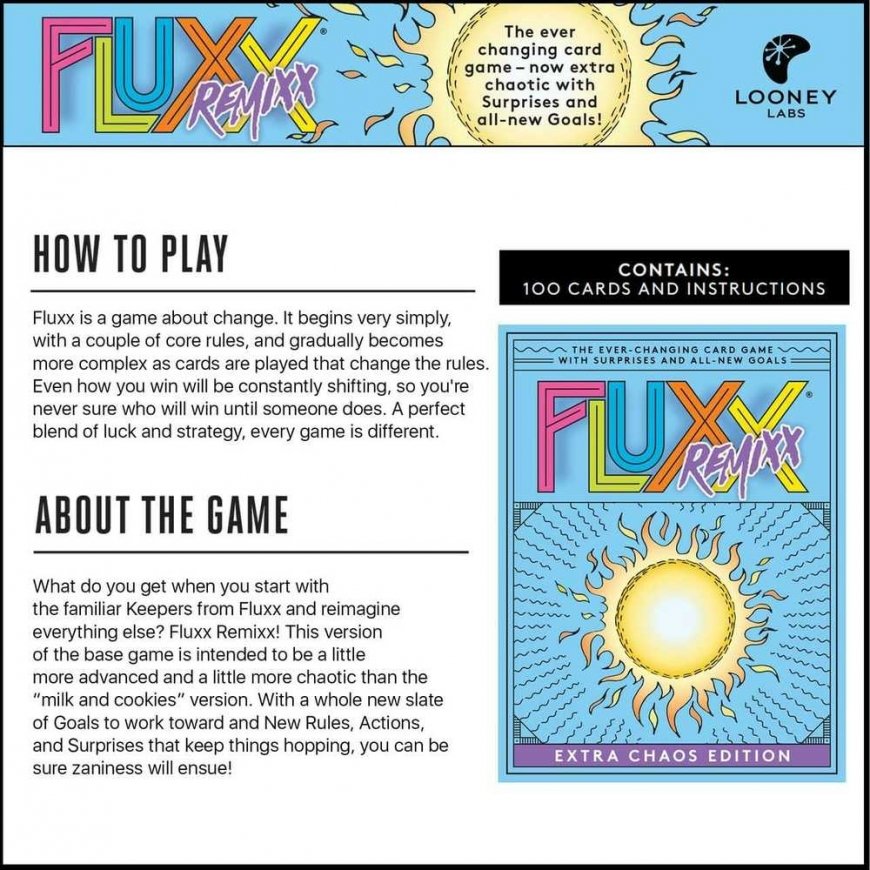 Looney Labs Fluxx Remixx – 4