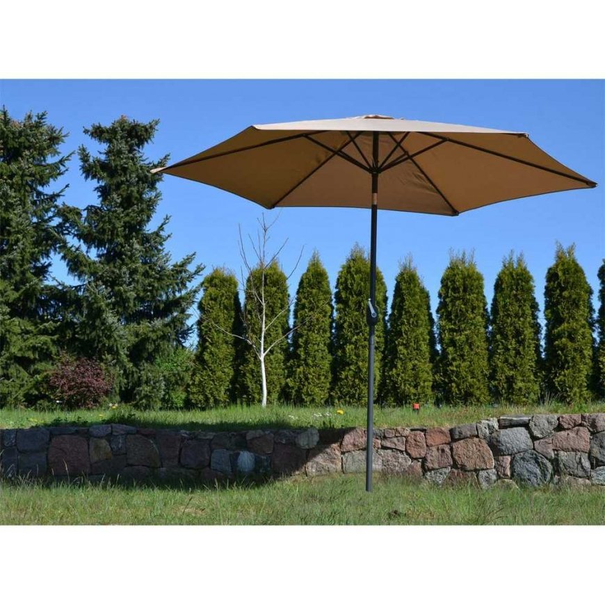 Saska Garden 300cm TAITTUVA PUUTARHAVARO, BEIGE – 3