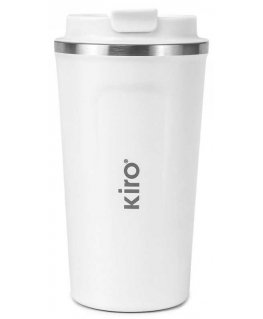 Termopuodelis su vakuumine izoliacija KIRO KI510W, baltos spalvos, 510 ml