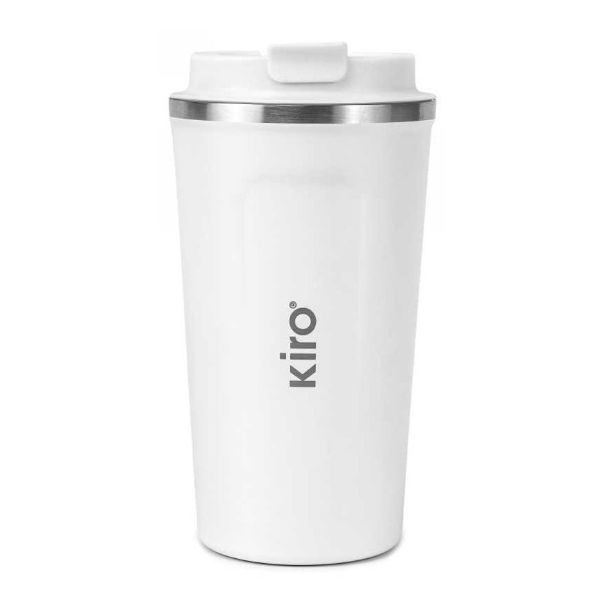 Termopuodelis su vakuumine izoliacija KIRO KI510W, baltos spalvos, 510 ml