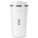 Vacuum insulated thermos mug KIRO KI510W, white, 510 ml
