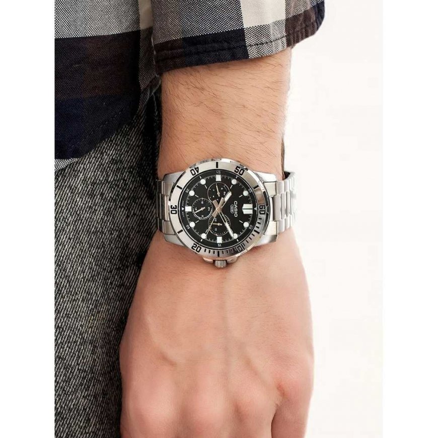 Vyriškas laikrodis CASIO MTP-VD300D-1E (zd268a) + BOX – 2