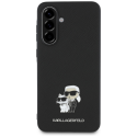 Dėklas Karl Lagerfeld Saffiano w/ K&C Metal Logo do Samsung Galaxy A36 juoda