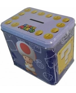 Nintendo Super Mario Bros Toad Muki + Money box setti