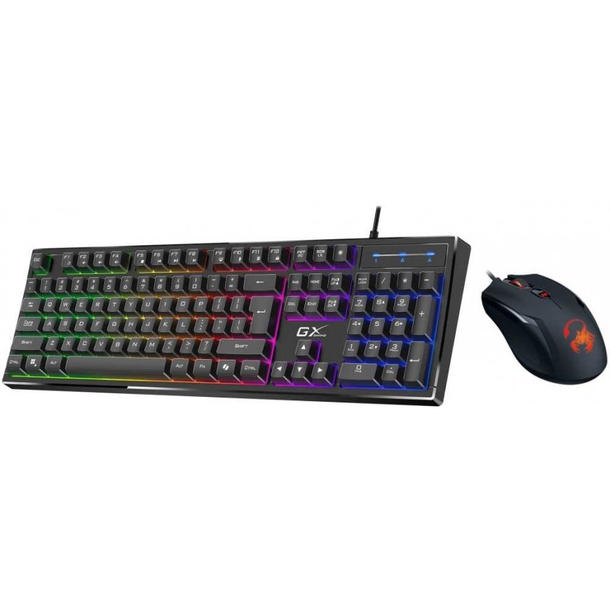 Keyboard Genius GX GAMING Scorpion KM-GX6, Keyboard set CZ/SK, for gaming, wired (USB), black – 3