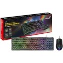 Keyboard Genius GX GAMING Scorpion KM-GX6, Keyboard set CZ/SK, for gaming, wired (USB), black