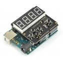 Dfrobot 8-segmenttinen LED-näyttö painikkeilla Arduinolle
