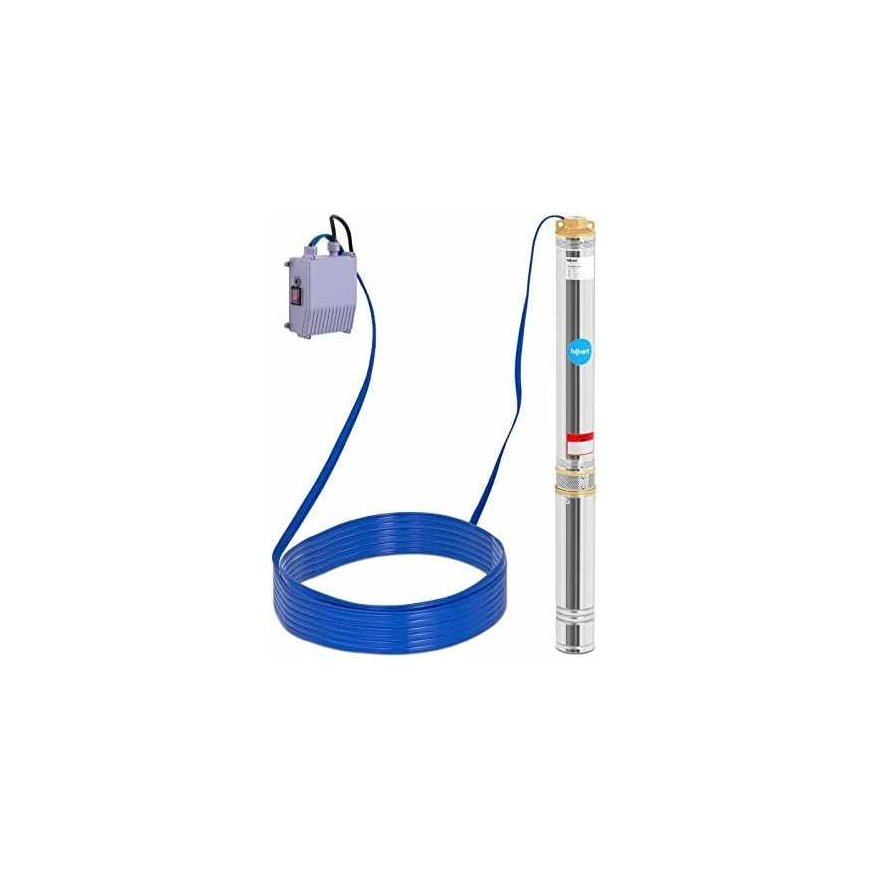 Hillvert Giluminis siurblys 6000 l/val. iki 101 m, nerūdijantis plienas