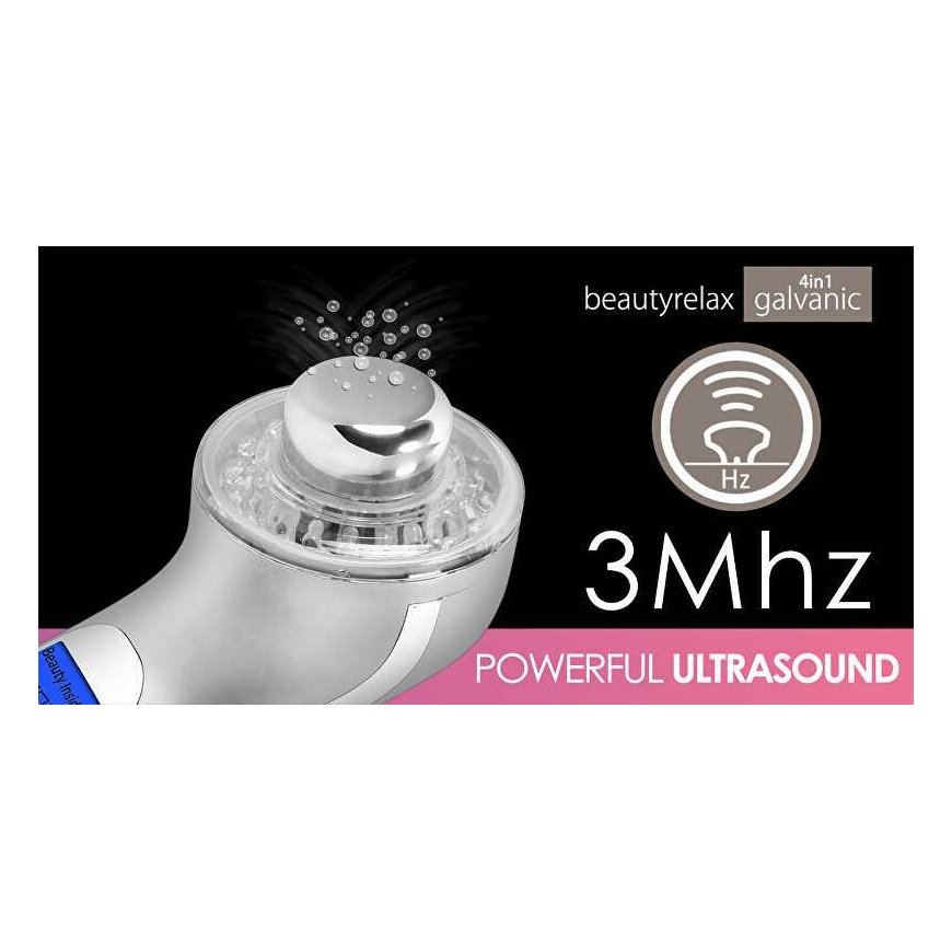 BeautyRelax Galvanic ihorauta 4 in 1 fotoniterapialla BR-1150W paikallishoitotuote – 4
