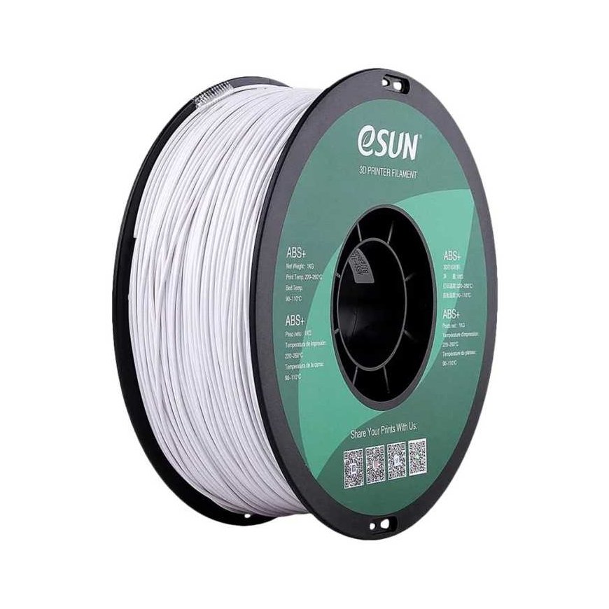 eSun ABS+ 1kg 1.75mm - Cold White – 2