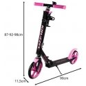 Spidoo scooter pink Kruzzel 25628 Spidoo scooter pink Kruzzel 25628