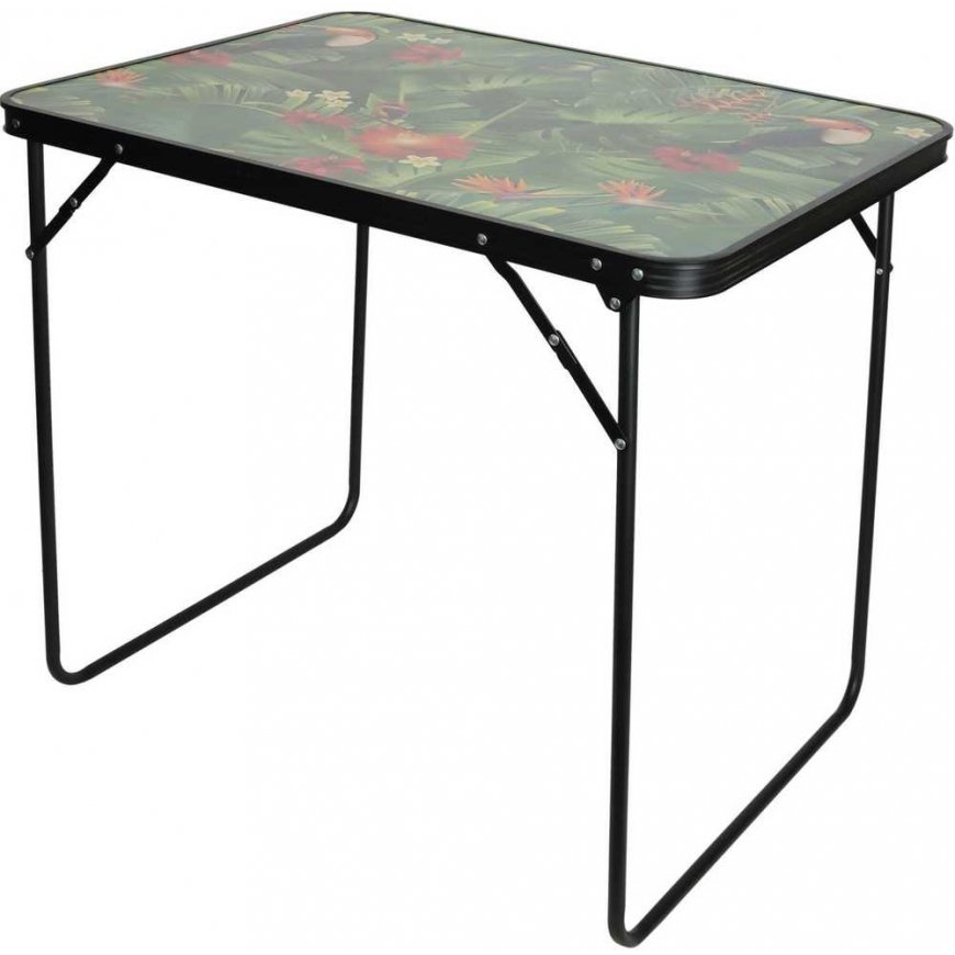 Enero Camp TURISTINIS STALAS 80x60x70CM GĖLĖ