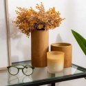 Atmosphera Ceramic vase SAO, wood effect, 20 cm Atmosphera Ceramic vase SAO, wood effect, 20 cm