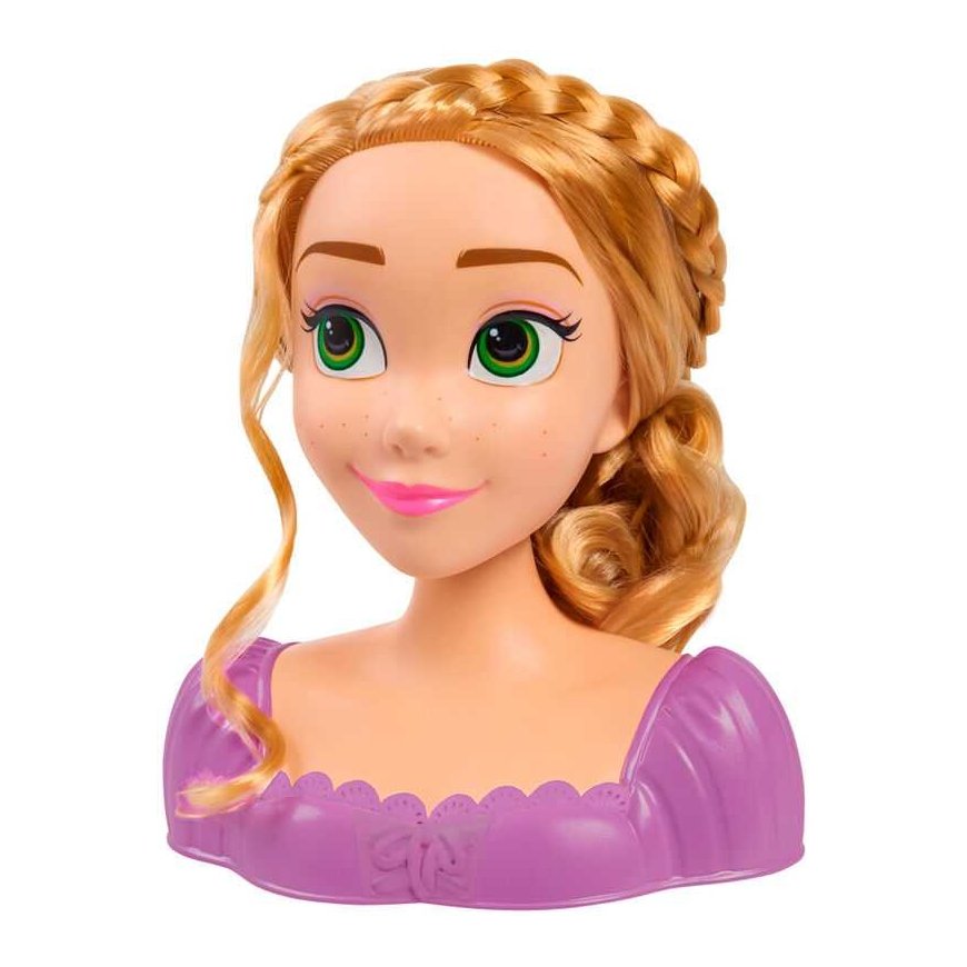 justplay Lėlė plaukų šukavimo ir formavimo galvutė Disney Princess Rapunzel Tangled +priedai – 2