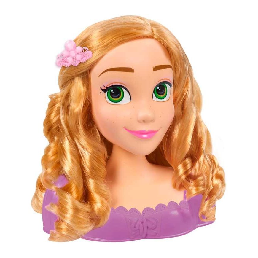 justplay Doll hair combing and styling head Disney Princess Rapunzel Tangled + accessories – 5