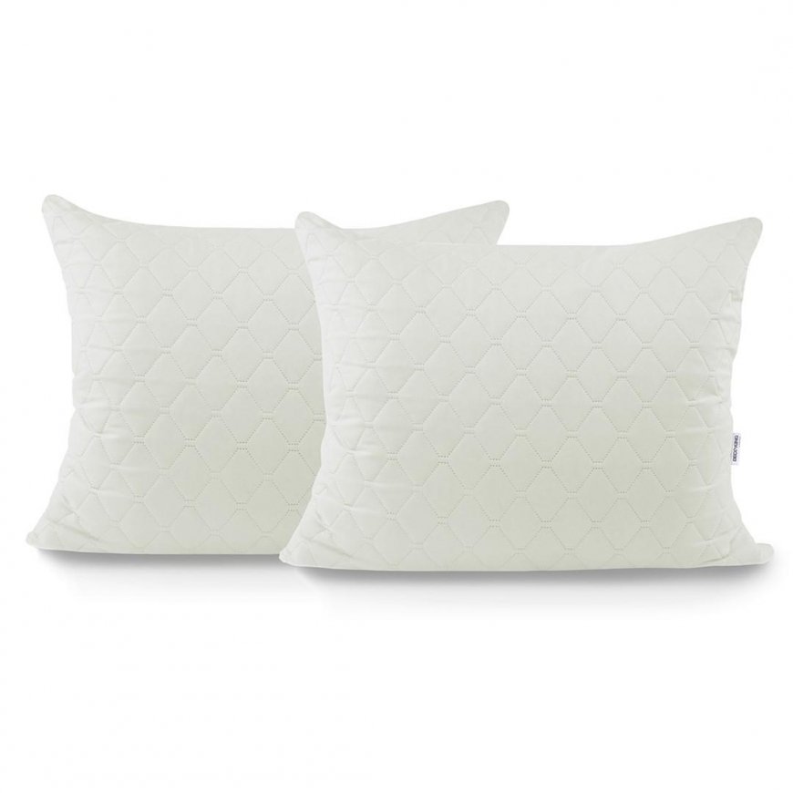 DecoKing Pagalvės užvalkalas Baltas 50X60*2 – 2