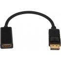 Puhallussovitin HDMI-liitäntä - DISPLAY PORT -liitin 0,2 m Puhallussovitin HDMI-liitäntä - DISPLAY PORT -liitin 0,2 m