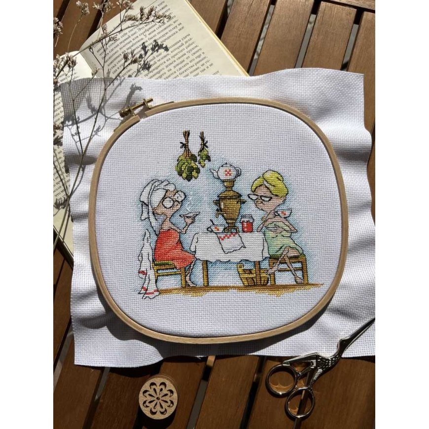 Beldizart Cross stitch kit "Grandma's Bathhouse" SANB-22 – 3