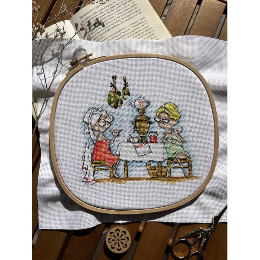 Beldizart Cross stitch kit "Grandma's Bathhouse" SANB-22 – 4