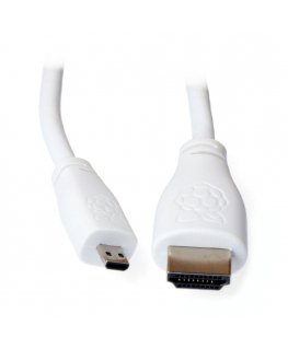 Raspberry MicroHDMI - HDMI cable 2m White