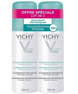 Vichy Purškiamas antiperspirantinis rinkinys 2 x 125 ml